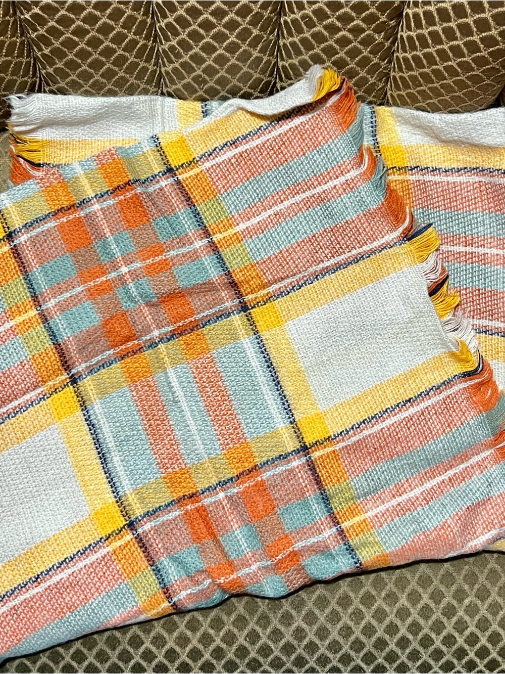 Maurice’s Plaid Oblong Scarf